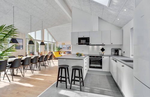 Houstrup House | Lovely home in Nørre Nebel with sauna