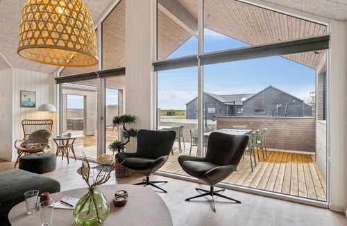 Hasmark Strand House | Lovely home in Otterup with sauna