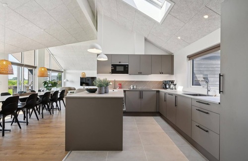 Hasmark Strand House | Lovely home in Otterup with sauna