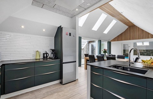 Houvig Strand House | Lovely home in Ringkøbing with sauna