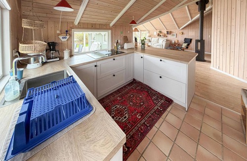 Mommark Strand House | Lovely home in Sydals with sauna