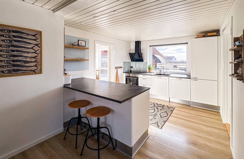 Vorupør House | Lovely home in Thisted with sauna