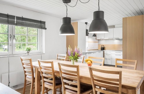 Bøtø By House | Lovely home in Væggerløse with sauna