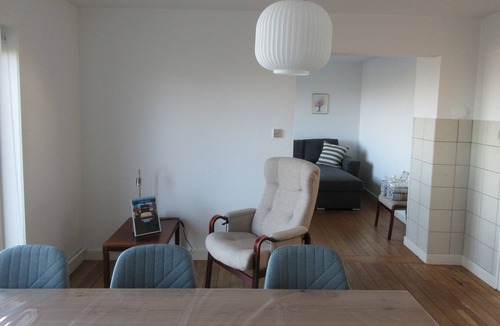 Karby House | Lovely house with beautiful views of the Limfjord with the Næssund ferry