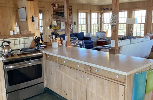 Madequecham Cottage | Lovely Oceanfront Cottage Plus 1BR Cabin on Beautiful, Pristine Beach