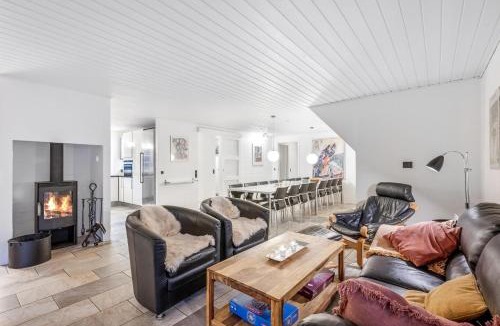 Øhuse House | Lovely Pool House With Jumping Cushion And Activity Room