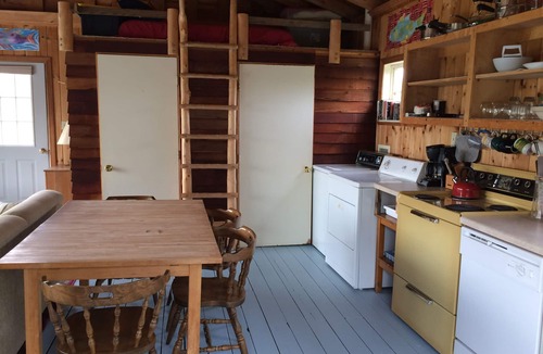 Bernard Cabin | Lovely Shorefront Cabin with Dock, Beach & Great Views