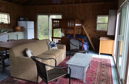 Bernard Cabin | Lovely Shorefront Cabin with Dock, Beach & Great Views