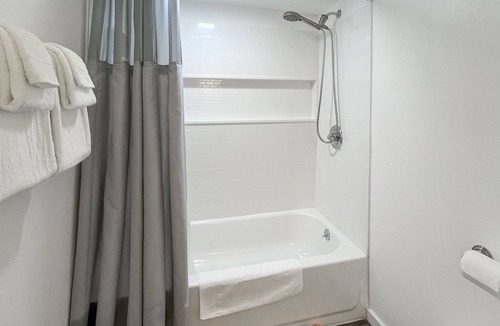 Haller Lake House | Lower-level home with fenced backyard, playground, BBQ, firepit, streaming, AC