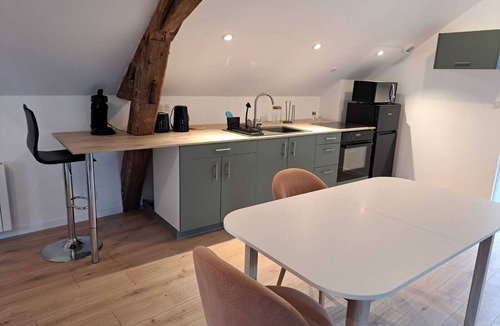 Ancenis Apartment | Lower studio with garden view