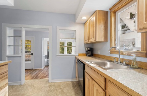 Frankfort Apartment | Lower Terrace in Three Pines Resort