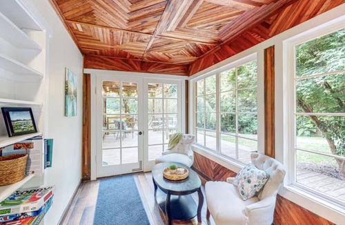 Humboldt Hill House | Lucky Clover over the Covered Bridge