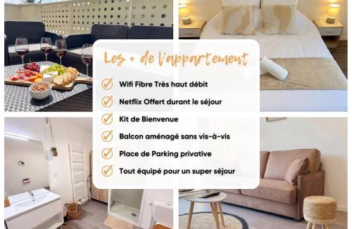 Chartres Apartment | Lumen Chartrain - appartement proche centre-ville, balcon et parking