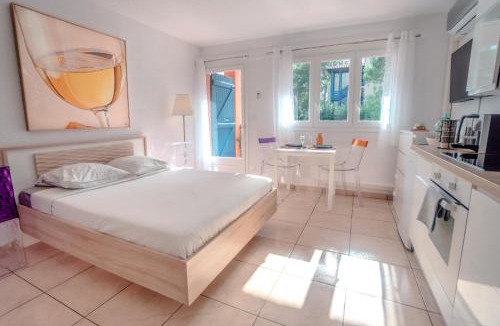 Les Hauts de Canet Apartment | Lumineux Studio tout équipé