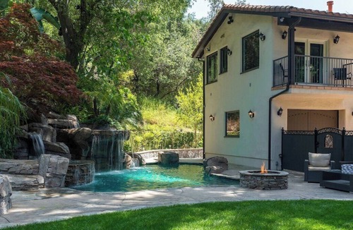Monrovia Villa | LUSH Mediterranean Mansion with Pool