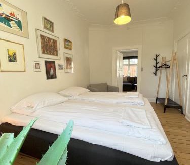 Aalborg Midtby Apartment | Lux grand 2-bedroom apartment on pedestrian street