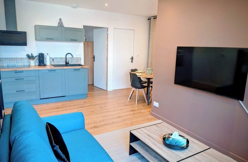 La Demi-Lune Apartment | LUX T2 Calm, Modern & Cosy - Caen Centre