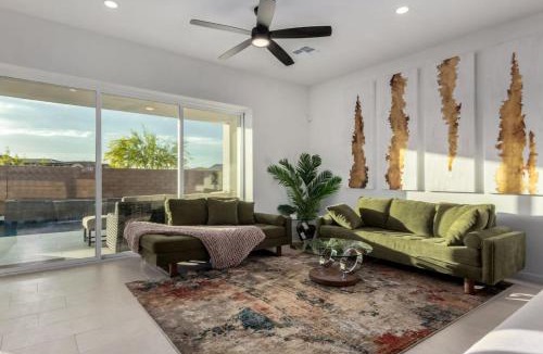 Montecito in Estrella House | Luxe 4BR Retreat with Pool, Hot Tub and Sunset Views