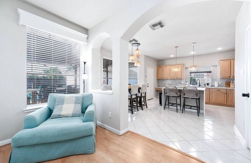 Pearland House | Luxe 5BR w/Pool Fire Pit Fun BBQ Game Zone
