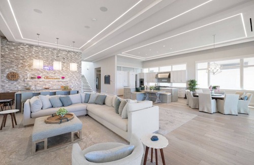 Bonita Springs House | Luxe Beachfront Mansion | Private Pool, Theater + Game Room