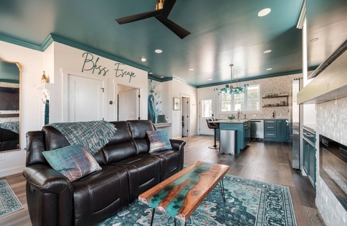 Mount Airy House | Luxe Escape: Walk to Main St, Hot Tub, Spa Bath