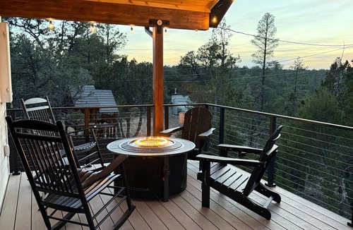Overgaard Cabin | Luxe Forest A-Frame Escape w/Deck & Fire-Pit