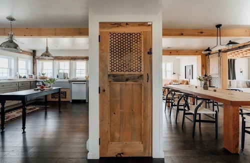 Town of Delaware House | Luxe Gabel Farmhouse | Fire Pit & Country Views