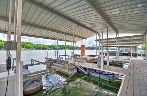 Gravois Mills House | Luxe Lake Ozarks Getaway with Private Boat Dock