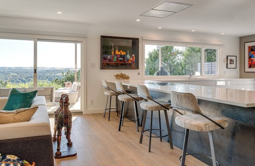 Sky Forest House | Luxe Mid-Century Austin Home w/Canyon Views
