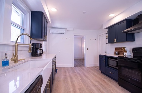 Kerhonkson Villa | Luxe Mountain Getaway Fire Pit Arcade Hot Tub Pool