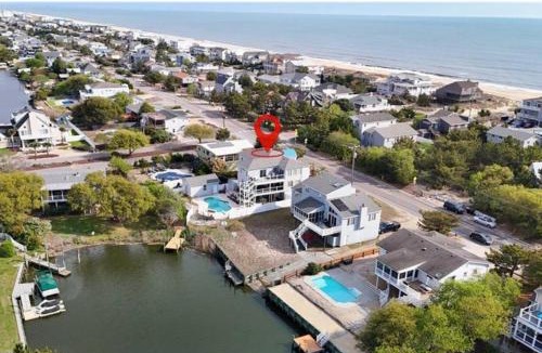 Sandbridge House | Luxe Sandbridge Beach, Waterfront, Pool, Arcade