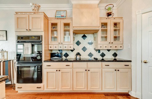 Jamaica Beach House | Luxe Waterfront Home at Jamaica Beach | Heated Pool & Spa |1 Dog OK | Bayfront | 3min to Beach