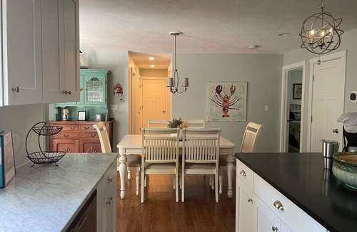 Cedar Bushes House | Luxurious 5 bedroom Get Away. Only 600 steps away from Private Manomet Beach.