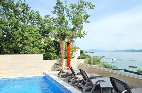 Selce Other | Luxurious apartment with private pool and sea view in Crikvenica