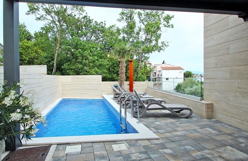 Selce Other | Luxurious apartment with private pool and sea view in Crikvenica