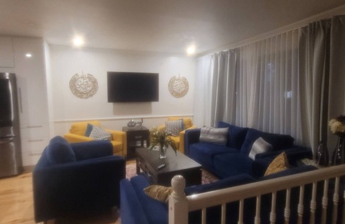Blainville House | Luxurious Bedroom with Queen Bed & Full Bath.n