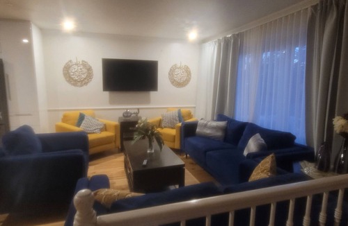 Blainville House | Luxurious Bedroom with Queen Bed & Full Bath.n