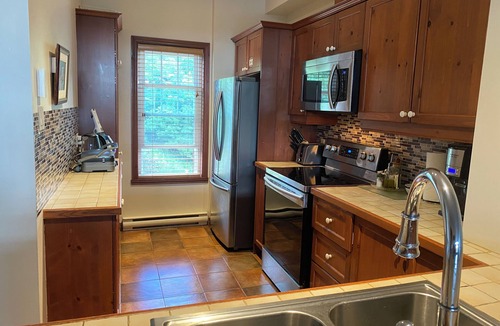 Mont-Tremblant Village Condo | Luxurious comfortable Lakeview Cap Tremblant Smart Home Condo with A/C