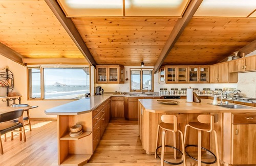 Crescent City North House | Luxurious home boasting ocean views, a sauna, pool table, and more
