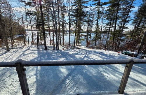 Dysart et al House | Luxurious log cottage with 600-feet of waterfront, 90 Acres.