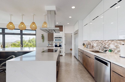 Kaneohe House | Luxurious modern home with multiple lanais, private elevator & views throughout