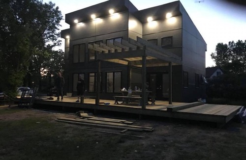 Grand Marais House | Luxurious modern lakefront cottage in Grand Beach Manitoba