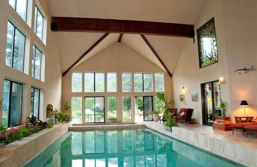 Midway House | Luxurious Mountain Retreat with Pool Midway