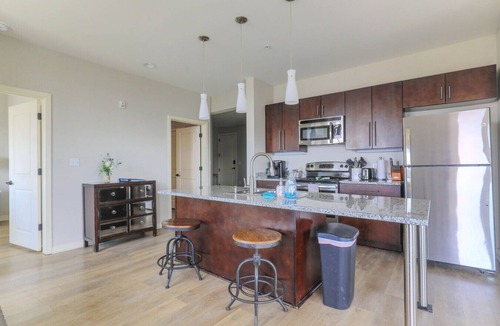 Rolling Mill Hill Condo | Luxurious Top Floor 2 Br 2 Ba Downtown Condo-#604