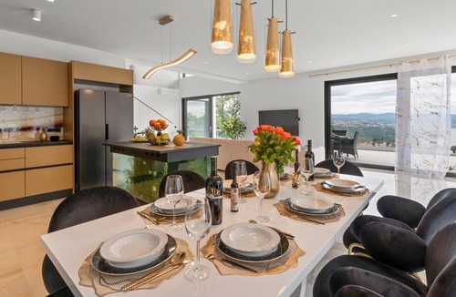 Pobri Villa | Luxurious Villa Gabi with an infinity pool and sauna