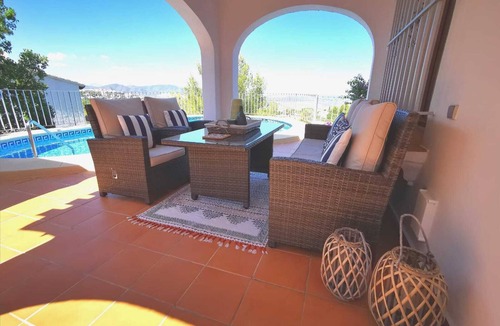 Rafol de Almunia House | Luxurious Villa with sea and mountains views and private pool on Monte Pego