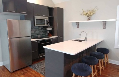 Rochester Apartment | Luxury 1 bedroom apt in historic Penfield house w Private Garage - Apt #5