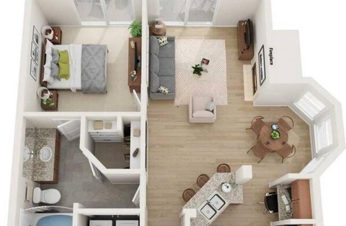 Downtown Fort Worth Apartment | Luxury 1 bedroom near Downtown & Dickies Arena