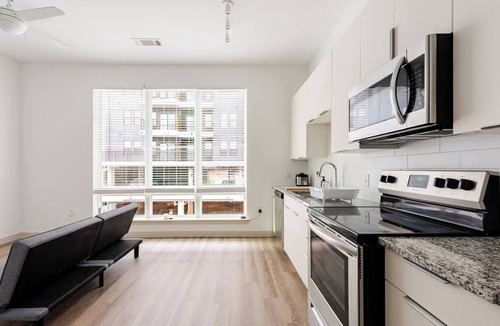 East Riverside - Oltorf Apartment | Luxury 1BR + Sofa Bed With an Infinity Pool & Downtown Views