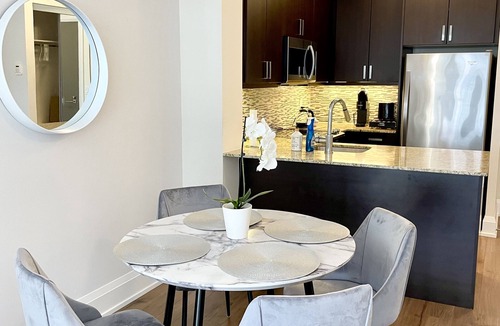 Old Mill Condo | Luxury 2-bed in Bloor West Village - Parking, Pool & steps to subway